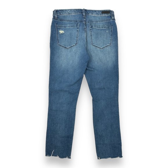 Blank NYC Embellished Girlfriend Crop Jeans - Picture 2 of 8